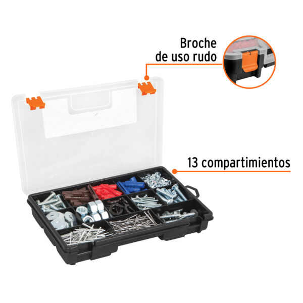 Organizador 10" con 13 compartimentos, Truper - Imagen 2