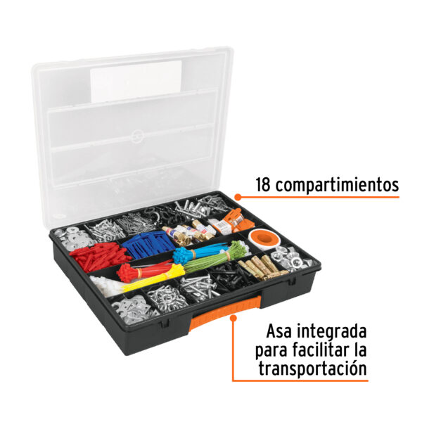 Organizador 14" con 18 compartimentos, Truper - Imagen 2