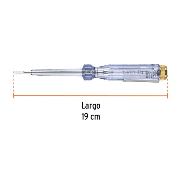 Probador de circuitos de corriente alterna 14 cm, Truper - Imagen 3