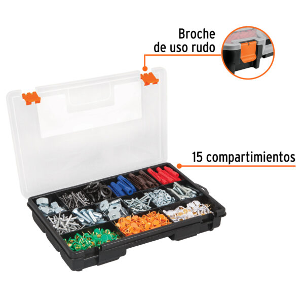 Organizador 11" con 15 compartimentos, Truper - Imagen 2